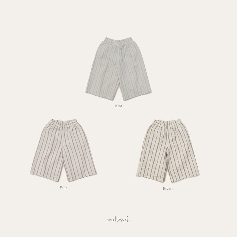 Melmel - Korean Baby Fashion - #babywear - Multi Stripe Pants - 3
