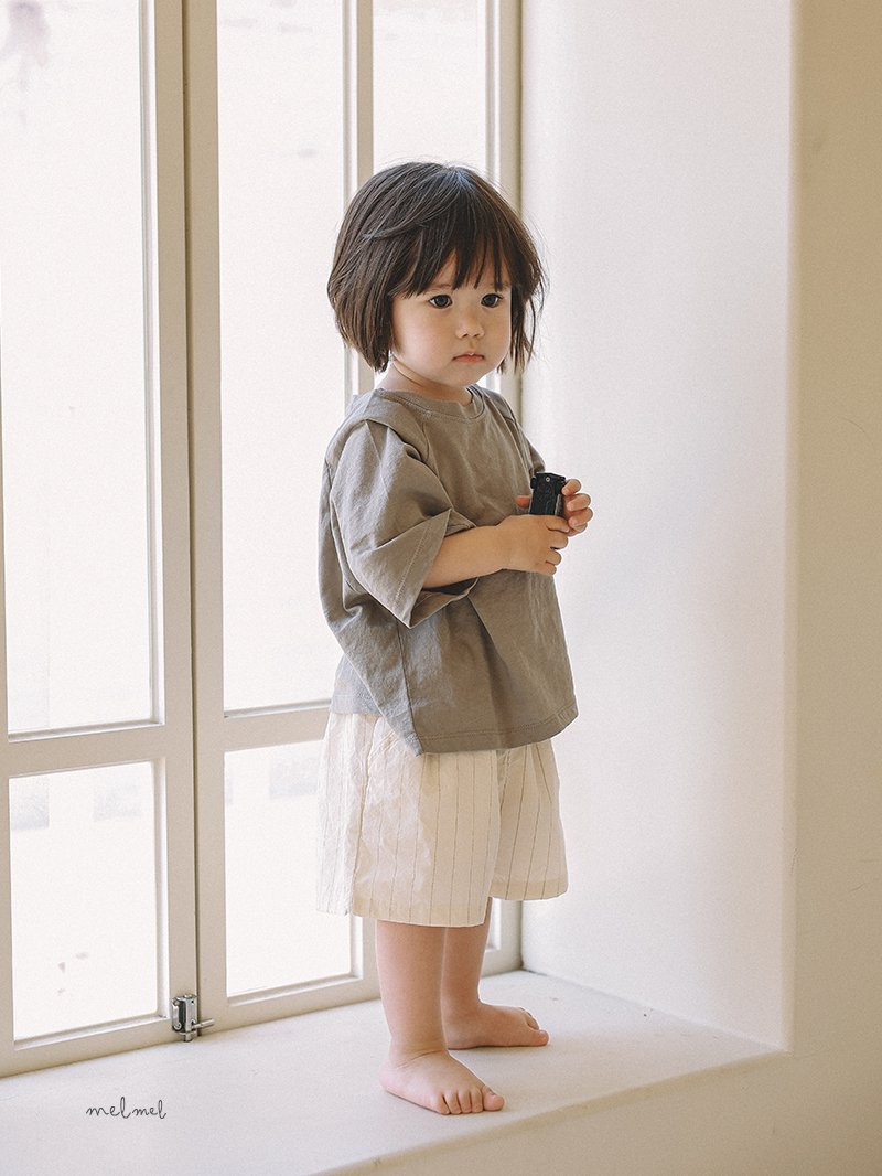 Melmel - Korean Baby Fashion - #babywear - Lightweight 3/4 Sleeve Tee - 8