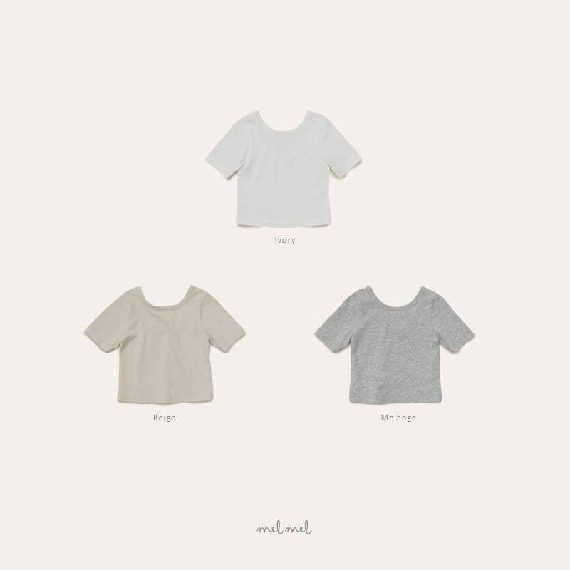 Melmel - Korean Baby Fashion - #onlinebabyboutique - Scoop Tee - 3