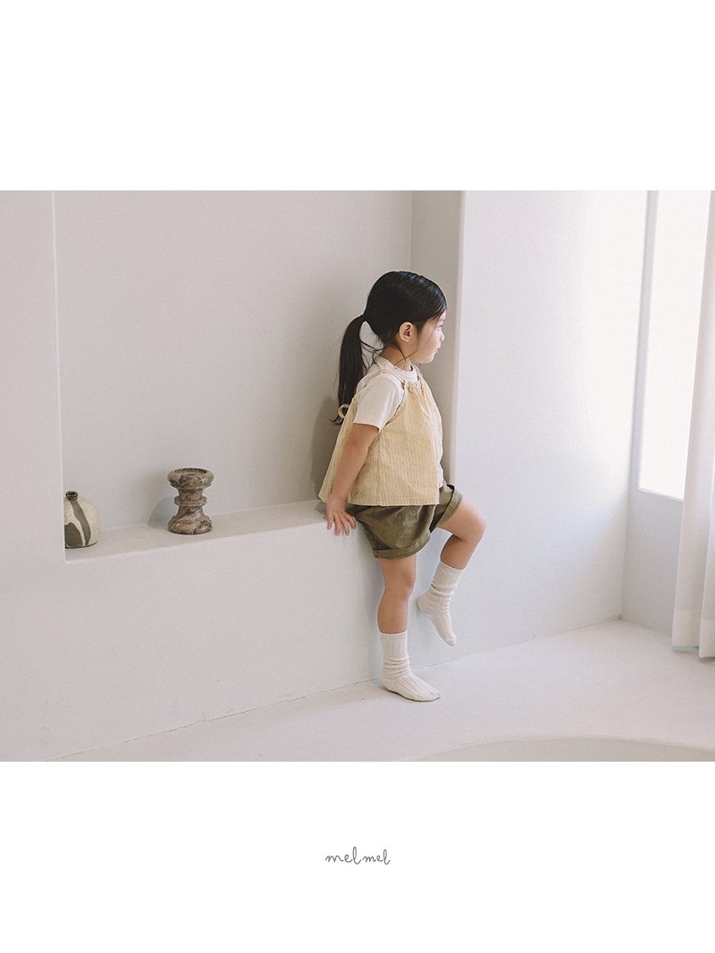 Melmel - Korean Baby Fashion - #onlinebabyboutique - Linen Shorts - 6