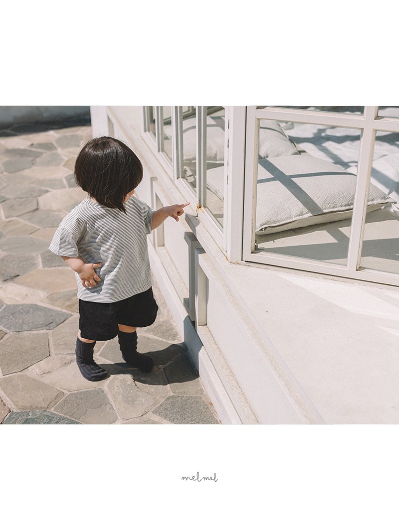 Melmel - Korean Baby Fashion - #onlinebabyboutique - Cotton Shorts - 12