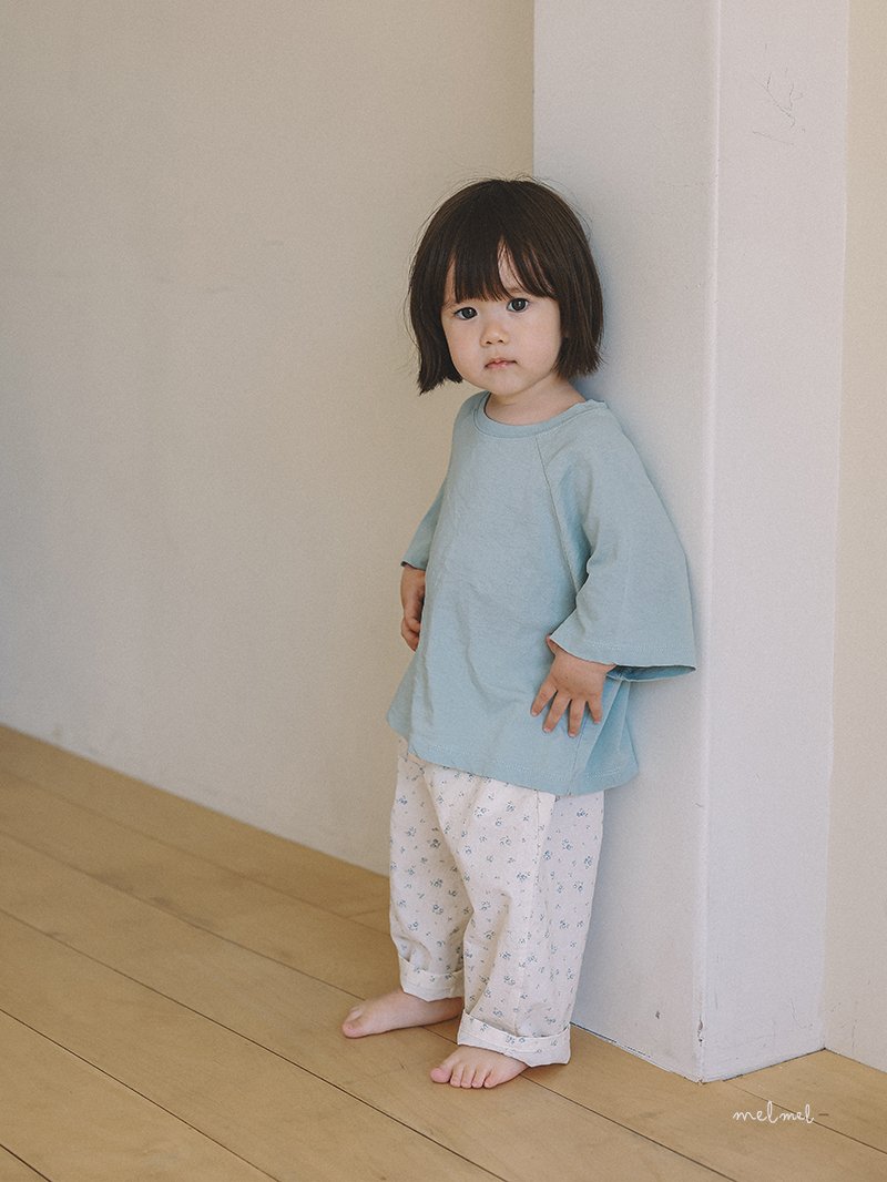 Melmel - Korean Baby Fashion - #onlinebabyboutique - Flower Pants - 4