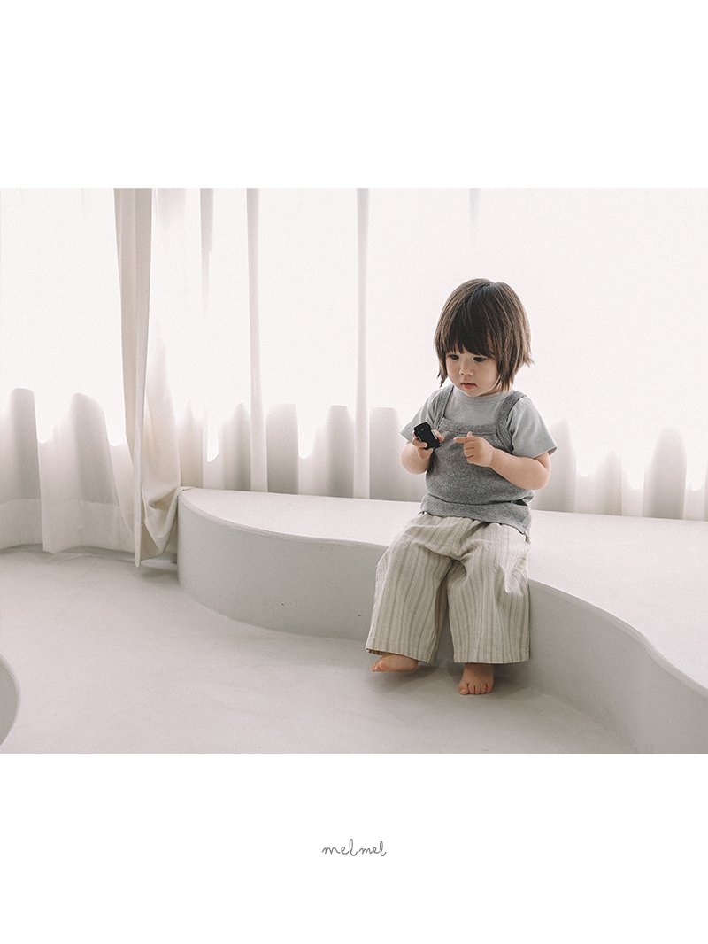 Melmel - Korean Baby Fashion - #smilingbaby - Multi Stripe Pants - 6