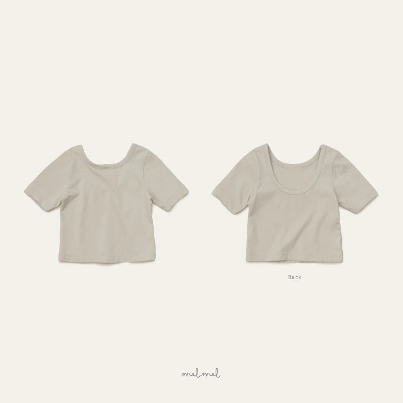 Melmel - Korean Baby Fashion - #smilingbaby - Scoop Tee - 5