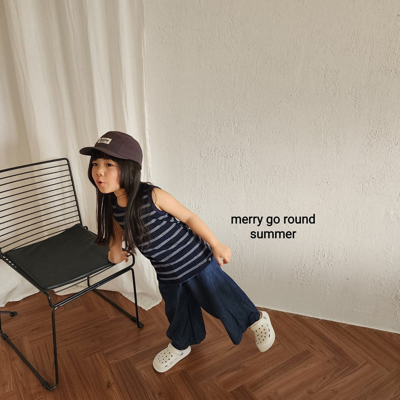 Merry Go Round - Korean Children Fashion - #Kfashion4kids - Stripe Long Sleeveless - 12