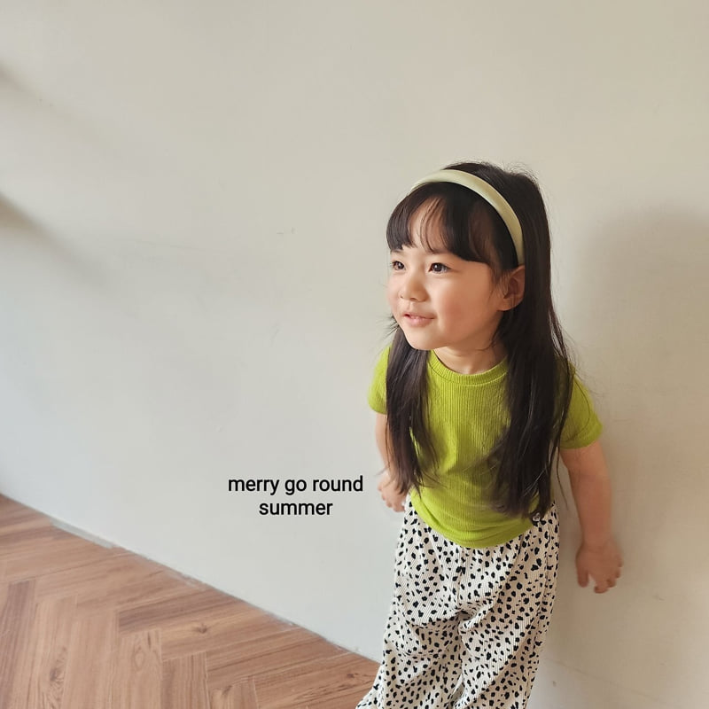 Merry Go Round - Korean Children Fashion - #Kfashion4kids - Soft Short Sleeve Tee - 3