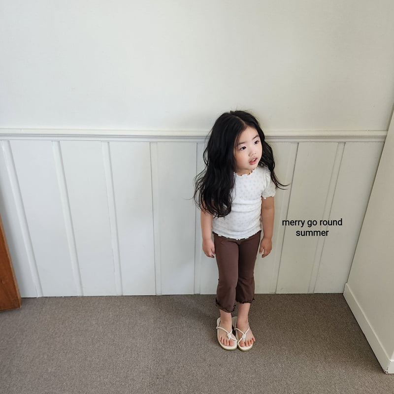 Merry Go Round - Korean Children Fashion - #Kfashion4kids - Summer Jelly Bootcut Pants - 2