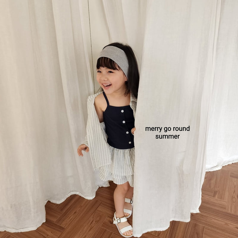 Merry Go Round - Korean Children Fashion - #childofig - Stripe Shirt - 5