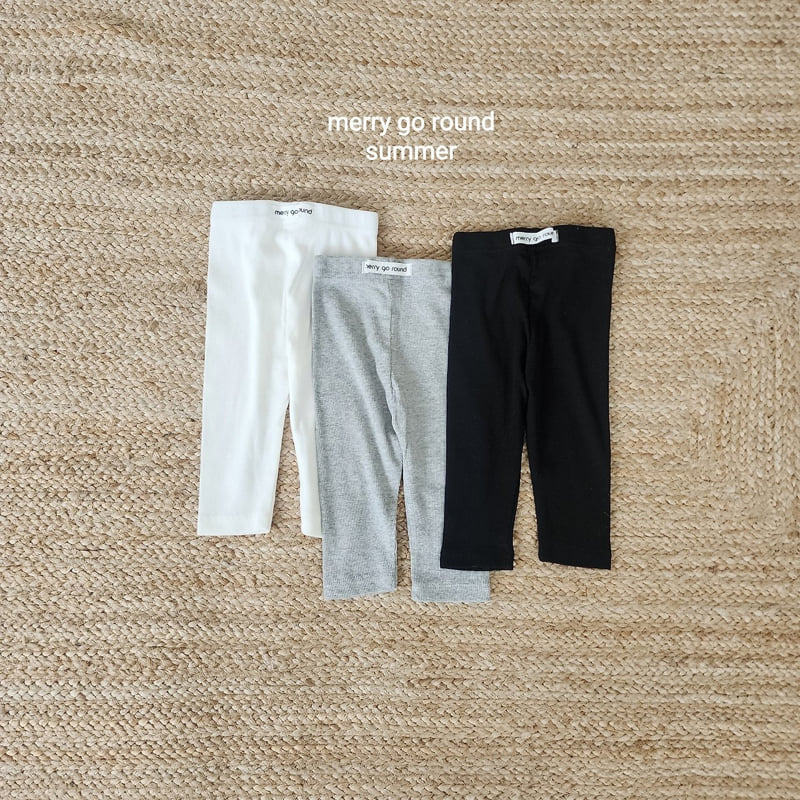 Merry Go Round - Korean Children Fashion - #childofig - Mid Leggings