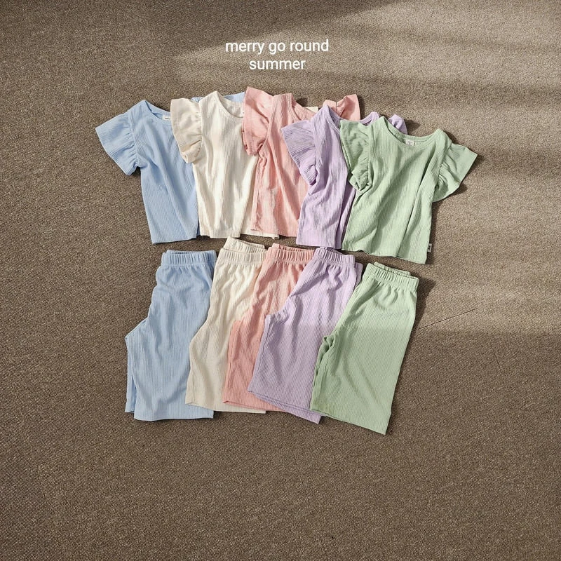 Merry Go Round - Korean Children Fashion - #childofig - Frill Set