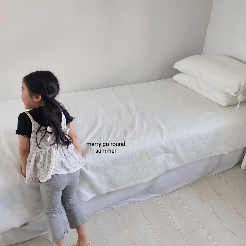 Merry Go Round - Korean Children Fashion - #childofig - Summer Jelly Bootcut Pants - 7