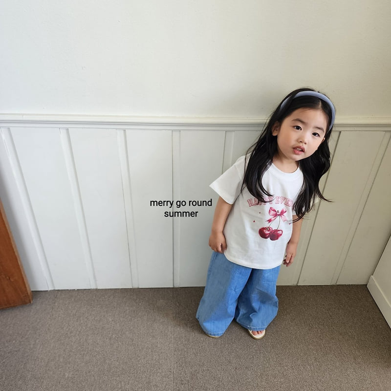 Merry Go Round - Korean Children Fashion - #childrensboutique - Summer Print Tee - 6