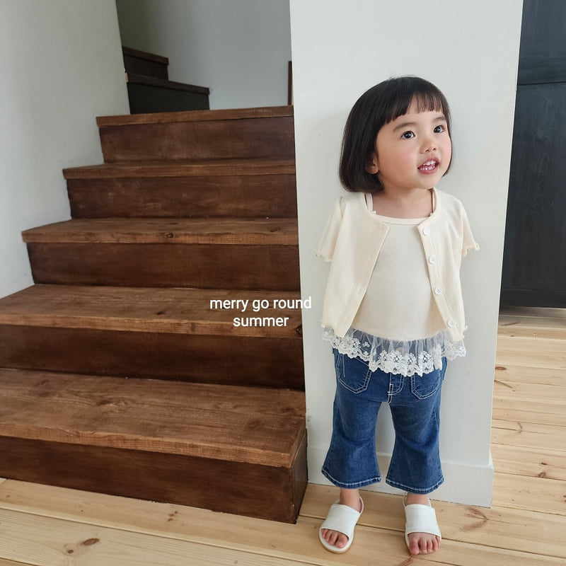 Merry Go Round - Korean Children Fashion - #childofig - Pocket Bootcut Pants - 4