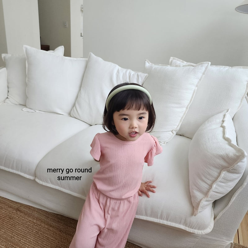 Merry Go Round - Korean Children Fashion - #childrensboutique - Frill Set - 2
