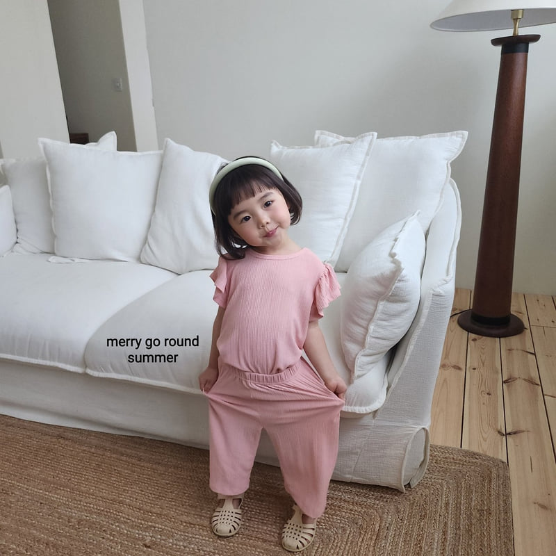 Merry Go Round - Korean Children Fashion - #designkidswear - Frill Set - 3
