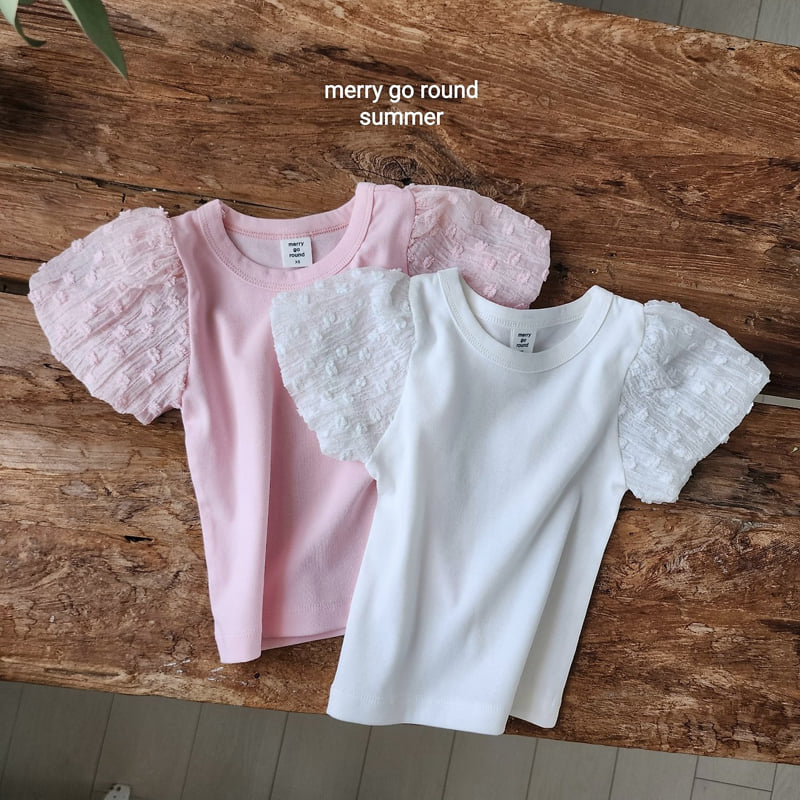 Merry Go Round - Korean Children Fashion - #designkidswear - Candy Puff Tee