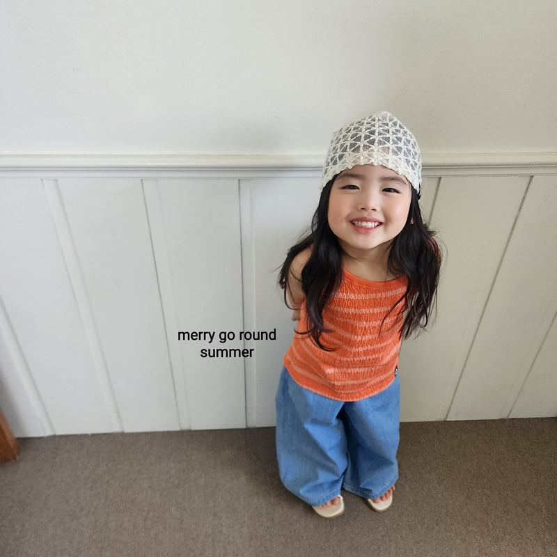 Merry Go Round - Korean Children Fashion - #discoveringself - Stripe Long Sleeveless - 7