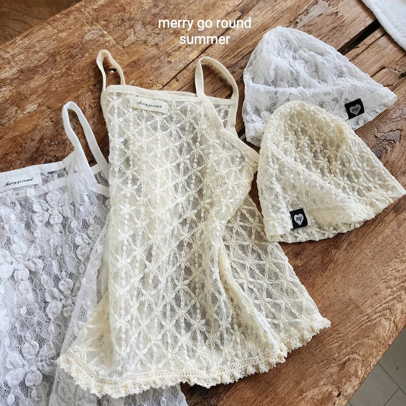 Merry Go Round - Korean Children Fashion - #discoveringself - Lace Long Sleeveless - 2