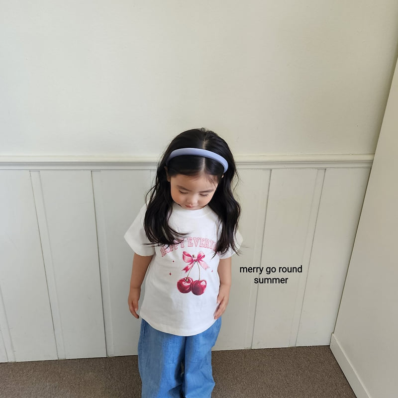 Merry Go Round - Korean Children Fashion - #discoveringself - Summer Print Tee - 8