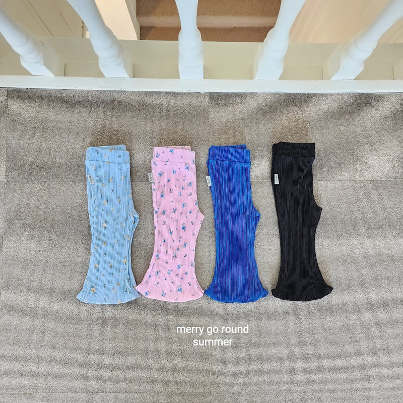 Merry Go Round - Korean Children Fashion - #discoveringself - Pleated Bootcut Pants