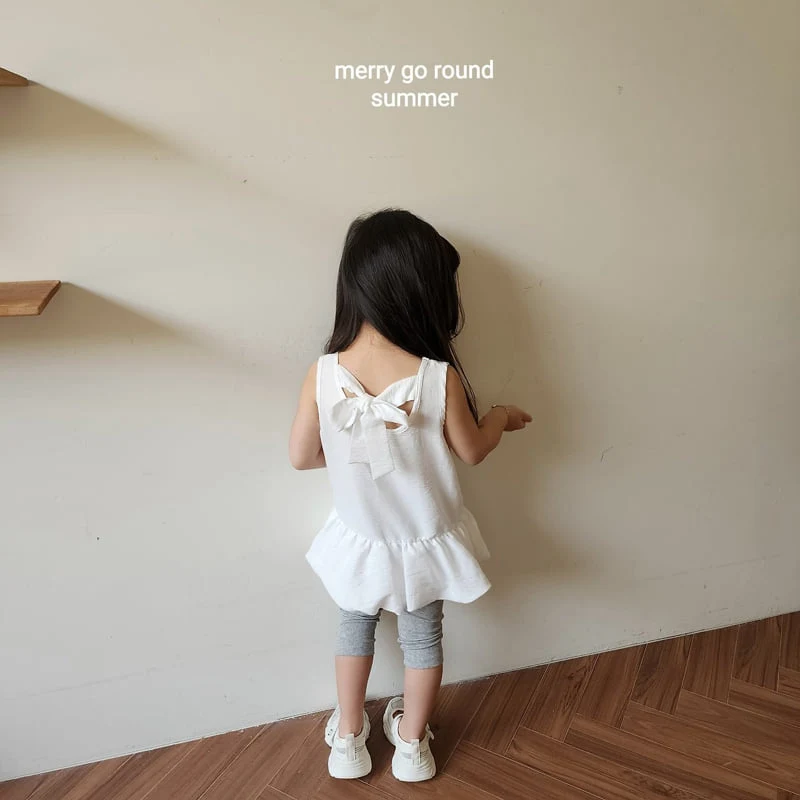 Merry Go Round - Korean Children Fashion - #fashionkids - Ribbon One-piece - 11