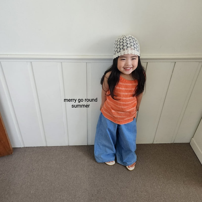 Merry Go Round - Korean Children Fashion - #fashionkids - Stripe Long Sleeveless - 8