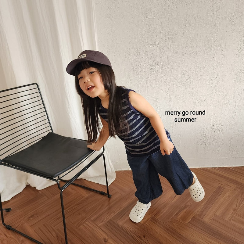 Merry Go Round - Korean Children Fashion - #kidsshorts - Stripe Long Sleeveless - 9