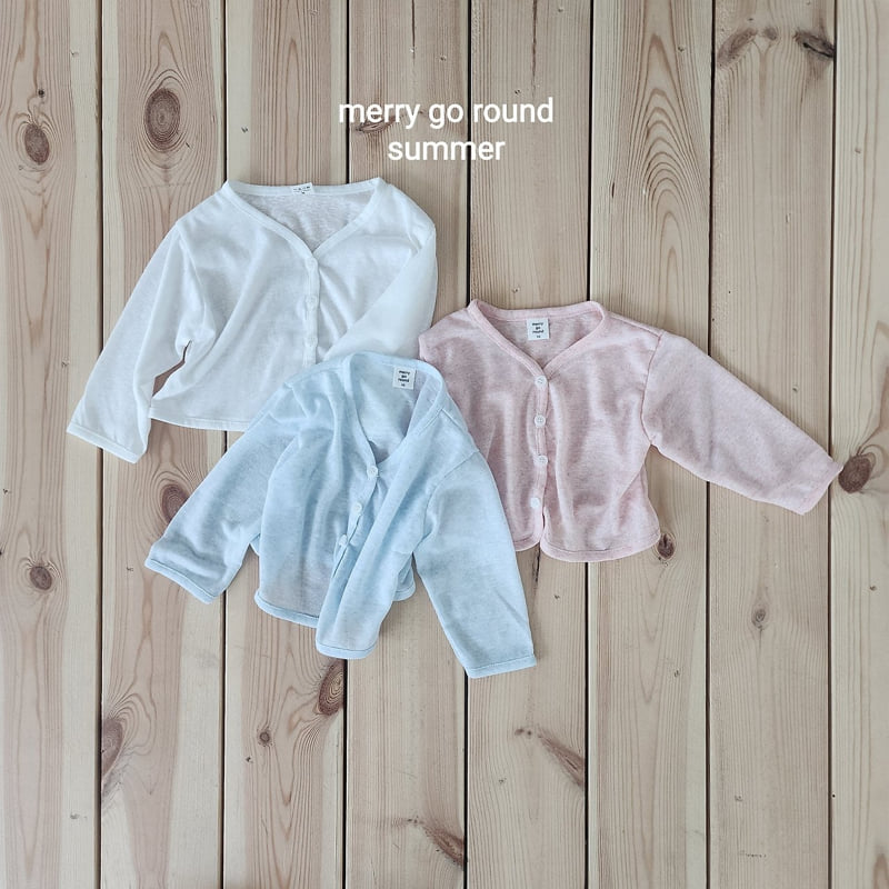 Merry Go Round - Korean Children Fashion - #kidsshorts - Slub Cardigan - 6