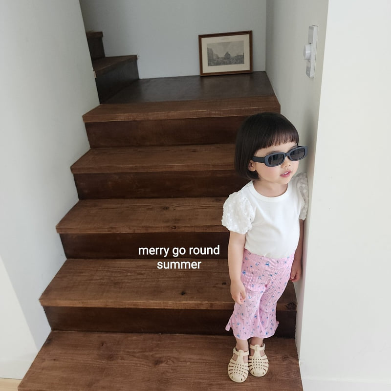 Merry Go Round - Korean Children Fashion - #fashionkids - Candy Puff Tee - 4