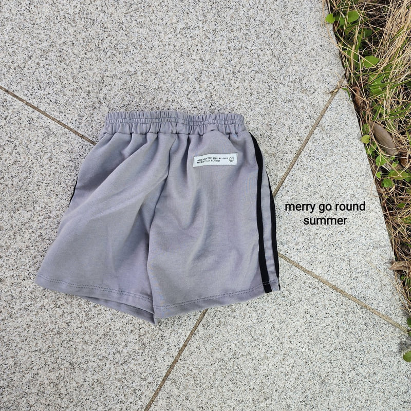 Merry Go Round - Korean Children Fashion - #kidsshorts - Tape Bermuda Pants