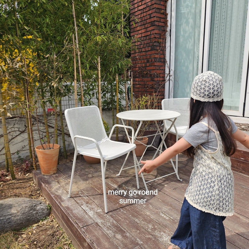 Merry Go Round - Korean Children Fashion - #kidsstore - Lace Long Sleeveless - 5