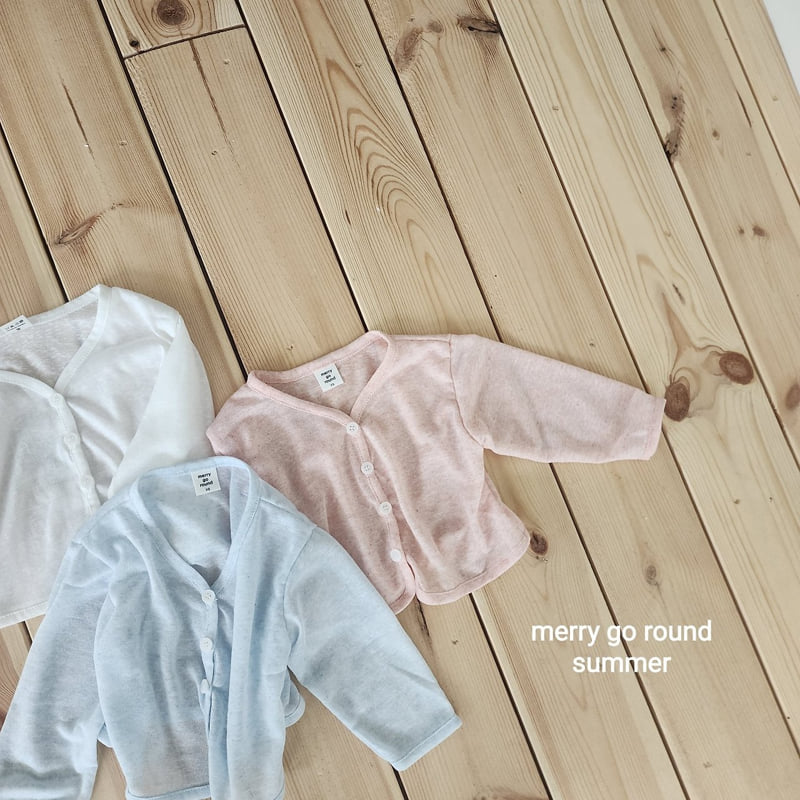 Merry Go Round - Korean Children Fashion - #kidsstore - Slub Cardigan - 7