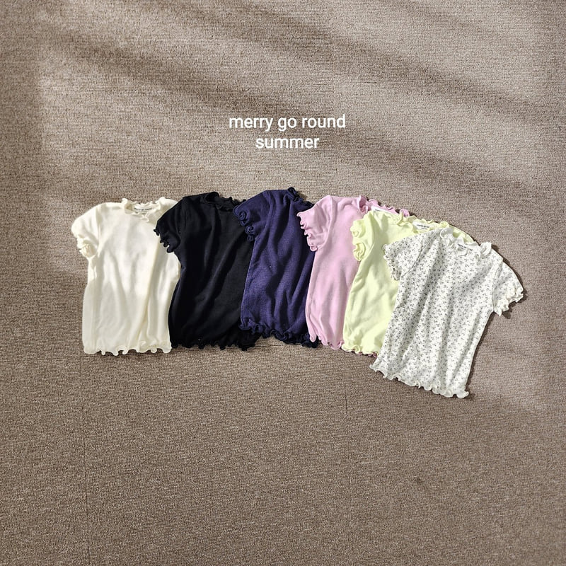 Merry Go Round - Korean Children Fashion - #kidsstore - Flutter Tee