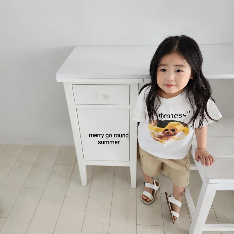 Merry Go Round - Korean Children Fashion - #kidsstore - Summer Print Tee - 11