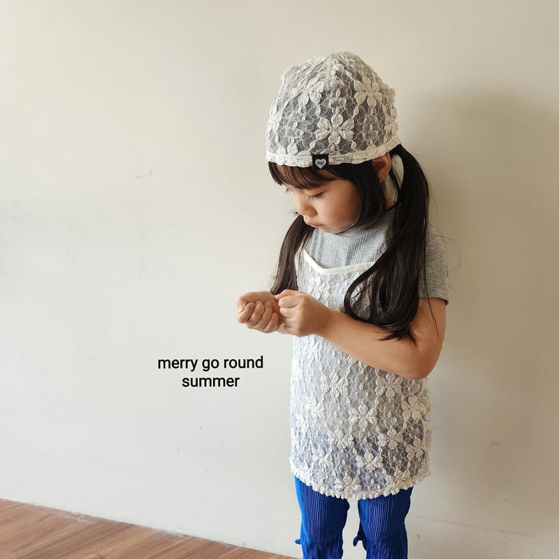 Merry Go Round - Korean Children Fashion - #kidsstore - Lace Beanie - 4