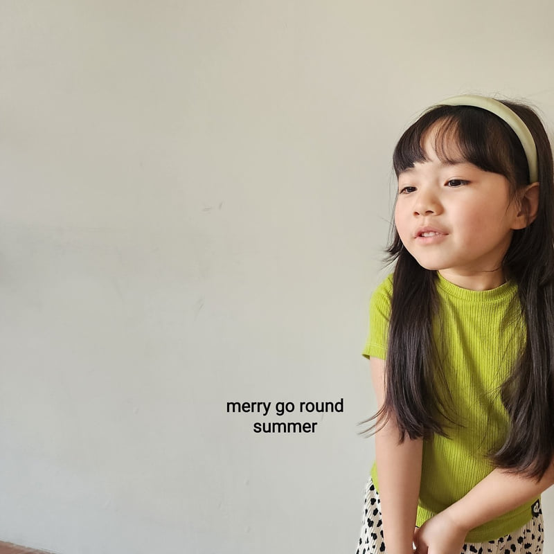 Merry Go Round - Korean Children Fashion - #kidzfashiontrend - Soft Short Sleeve Tee - 2