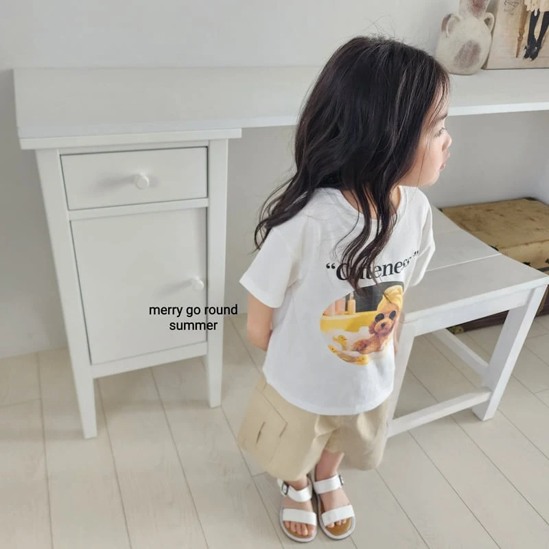 Merry Go Round - Korean Children Fashion - #kidzfashiontrend - Summer Print Tee - 12