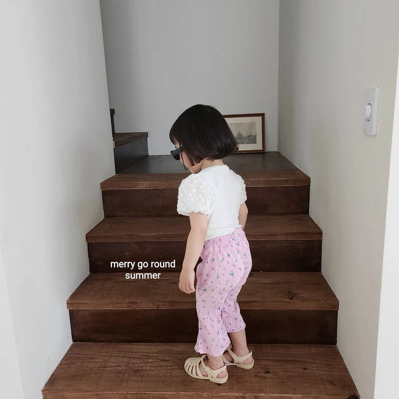 Merry Go Round - Korean Children Fashion - #kidzfashiontrend - Pleated Bootcut Pants - 5