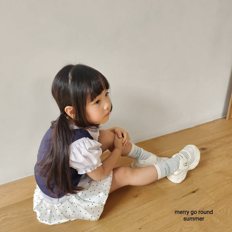 Merry Go Round - Korean Children Fashion - #littlefashionista - Dot Skirt Shorts - 5