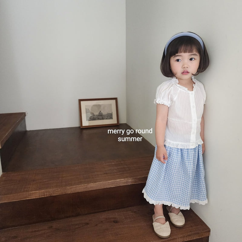 Merry Go Round - Korean Children Fashion - #littlefashionista - Check Long Skirt - 6