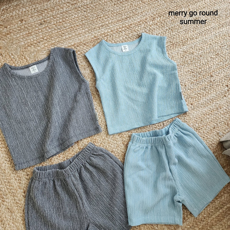 Merry Go Round - Korean Children Fashion - #littlefashionista - Crinkle Set - 2