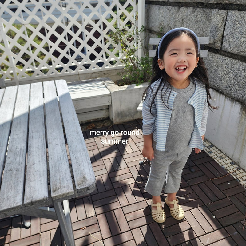 Merry Go Round - Korean Children Fashion - #littlefashionista - Mimi Cardigan Set (set of 3) - 3