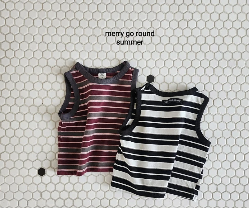 Merry Go Round - Korean Children Fashion - #magicofchildhood - Boy Sleeveless - 10