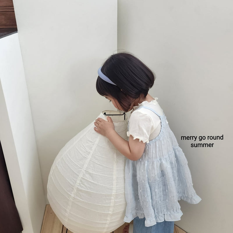 Merry Go Round - Korean Children Fashion - #magicofchildhood - Snowflake Sleeveless One-piece - 8