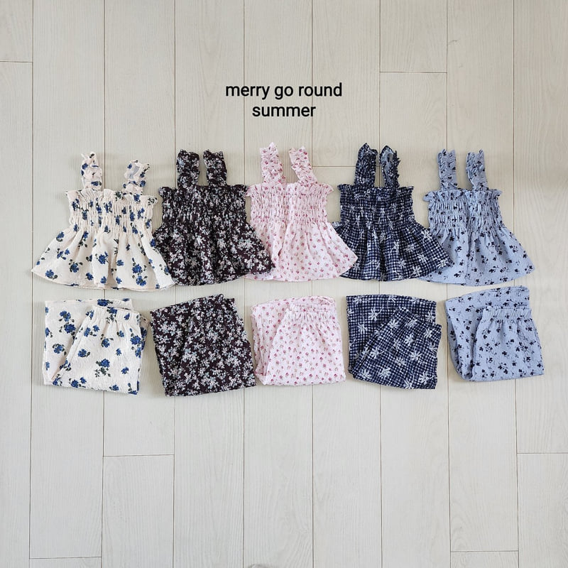 Merry Go Round - Korean Children Fashion - #magicofchildhood - Smock Set
