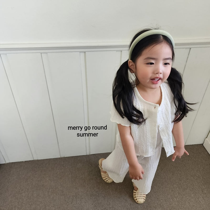 Merry Go Round - Korean Children Fashion - #magicofchildhood - Cardigan Set (set of 3) - 7