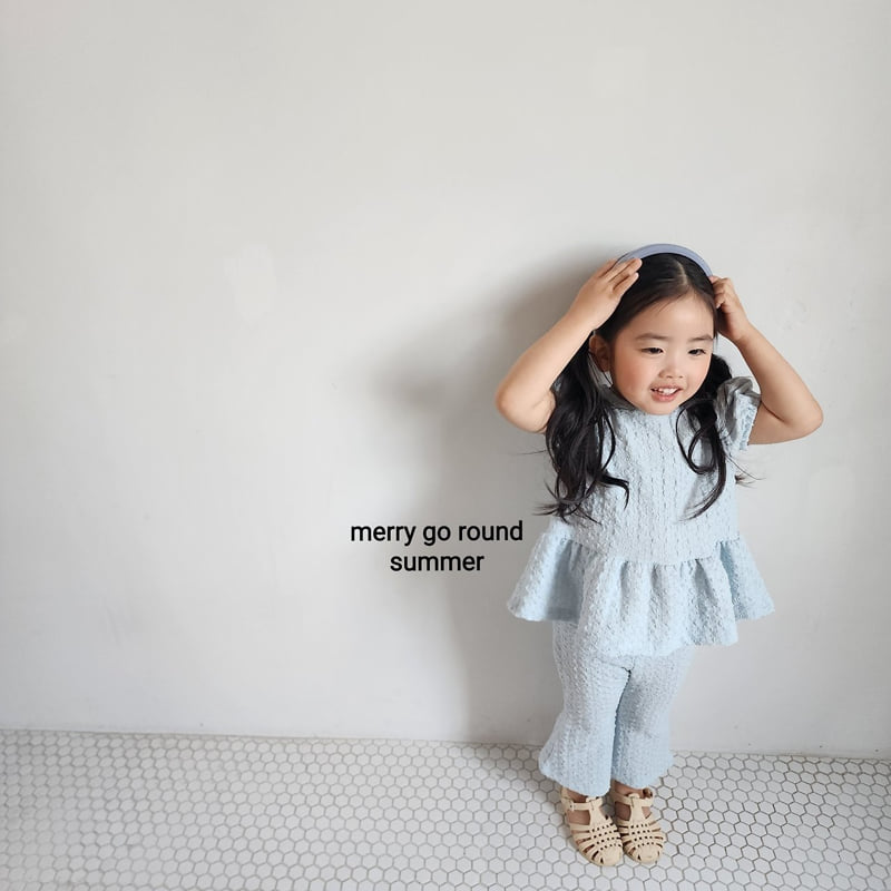 Merry Go Round - Korean Children Fashion - #magicofchildhood - Pleated Bootcut Set