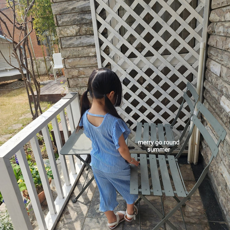 Merry Go Round - Korean Children Fashion - #magicofchildhood - Frill Pleated Set - 10
