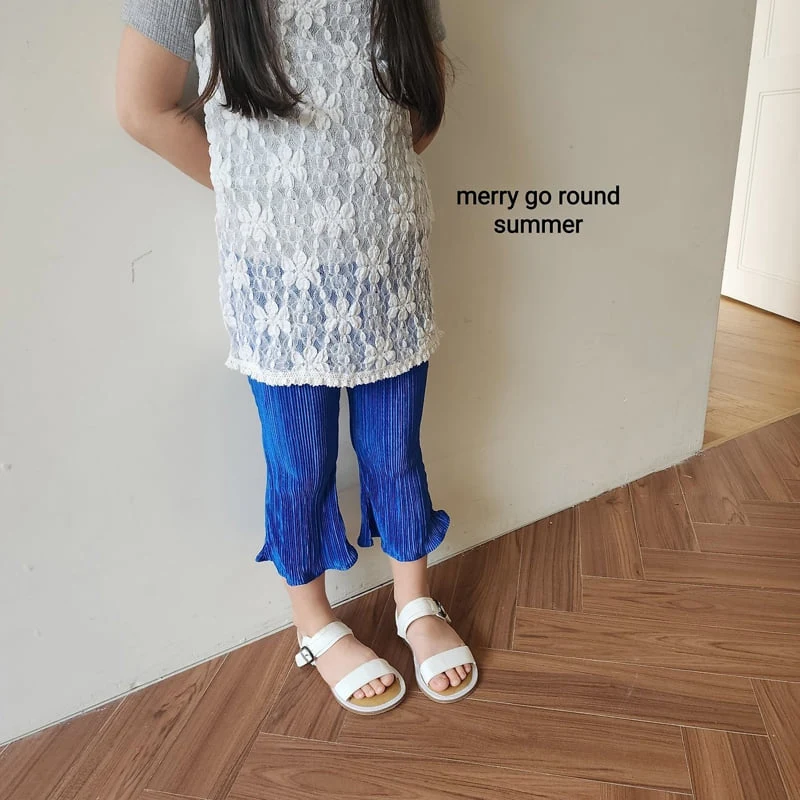 Merry Go Round - Korean Children Fashion - #magicofchildhood - Pleated Bootcut Pants - 8