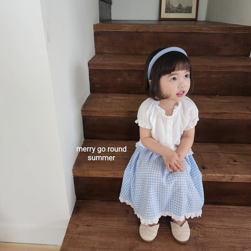 Merry Go Round - Korean Children Fashion - #minifashionista - Heidi Lace Blouse - 2